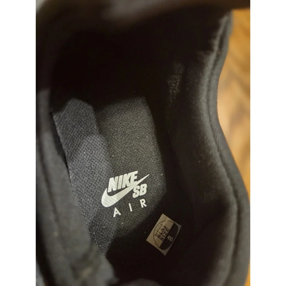 Nike SB Bruin Max Vapor Black Cool Grey White Men's Size‎ 8 Skate Shoes Sneakers